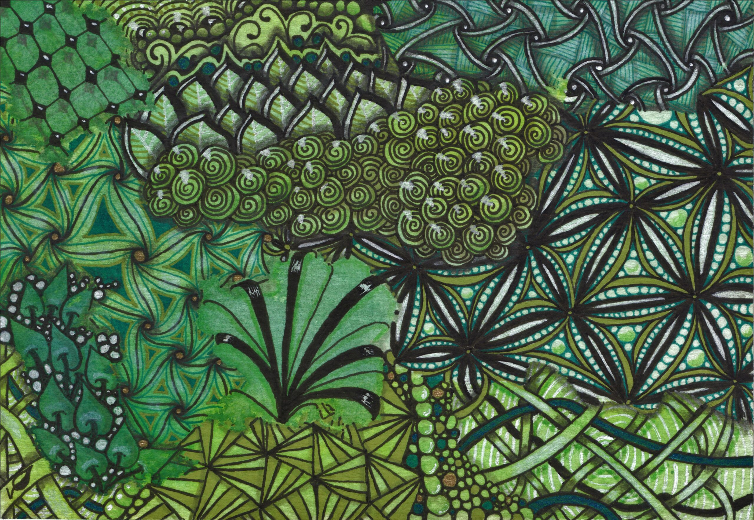 Postkarten in Arbeit